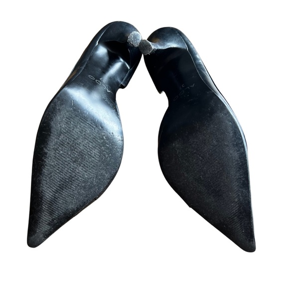 Aldo Black Pointy Toe Pumps Stiletto Heels | Size 37 / 7 - Picture 12 of 13